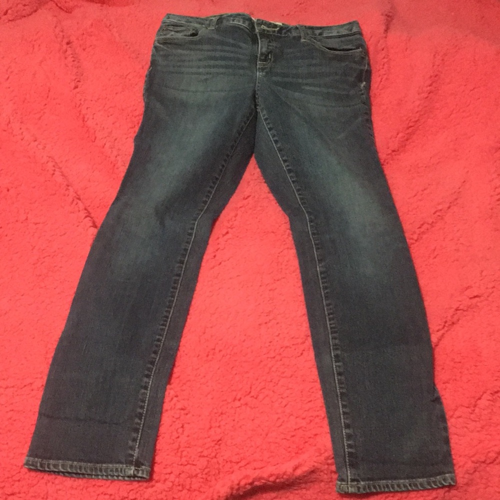 Maurices Dark Blue Skinny Jeans